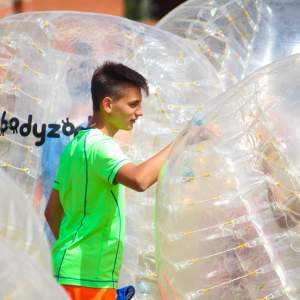 Green boy bubble