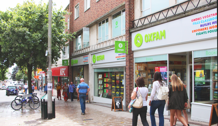 Oxfam on Exeter South Street