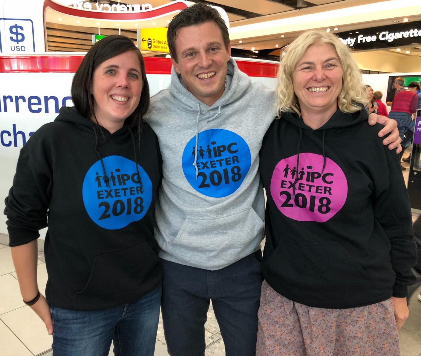 Jess, Tom and Julia, our Weinfelden group leaders from Switzerland